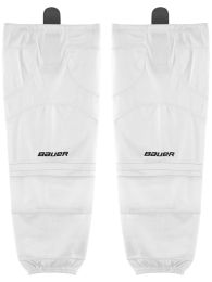 Bauer Flex Stock Hockey Sock in White - Senior
