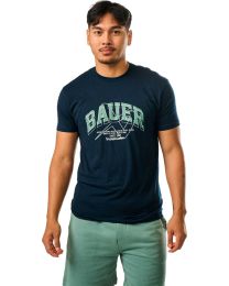 Bauer Collegiate SS Tee s25 Sr Navy