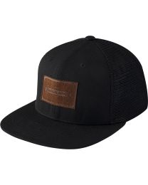Bauer Leather Patch Snapback Cap Sr s25 Blk